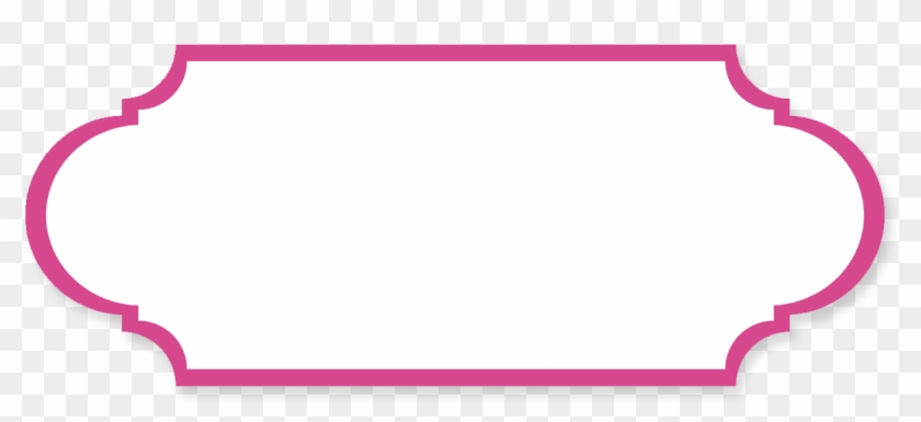 Label Frame Set 2 Pink - Orange Label Png #1225322