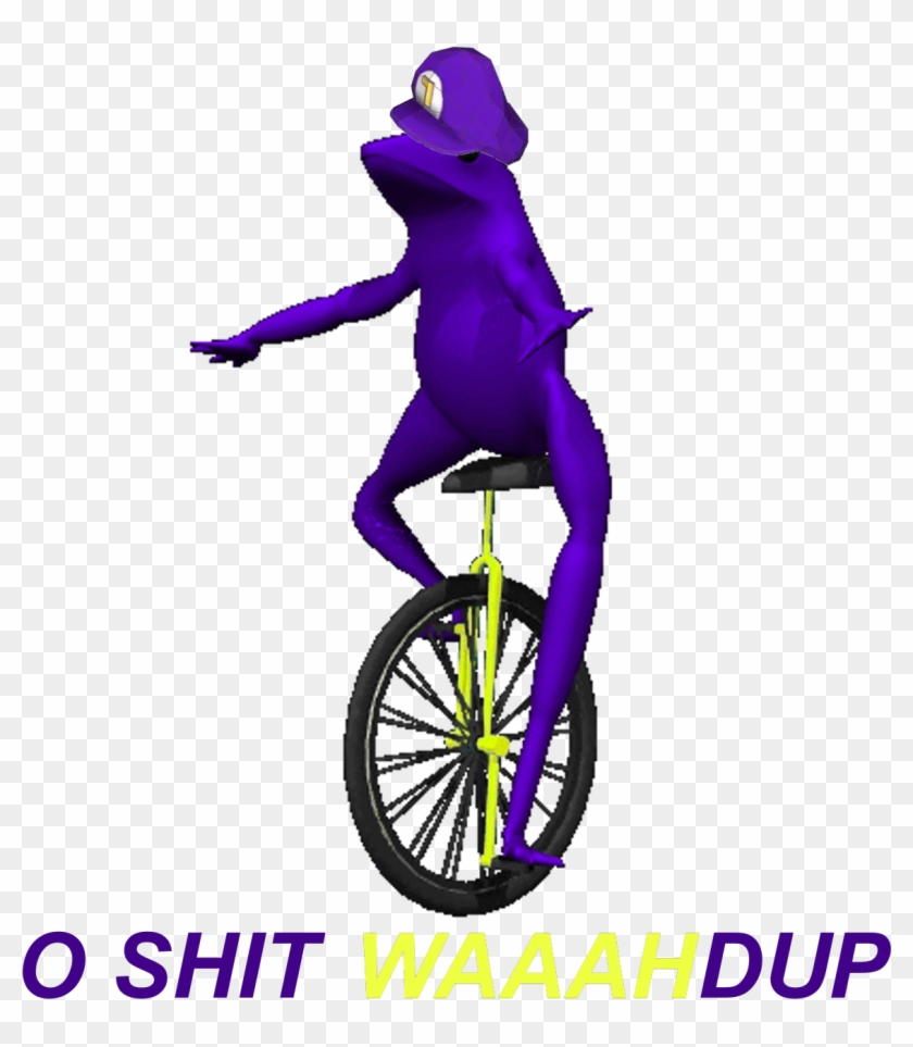 This Was Posted 1 Year Ago - Frog On A Unicycle #1225364
