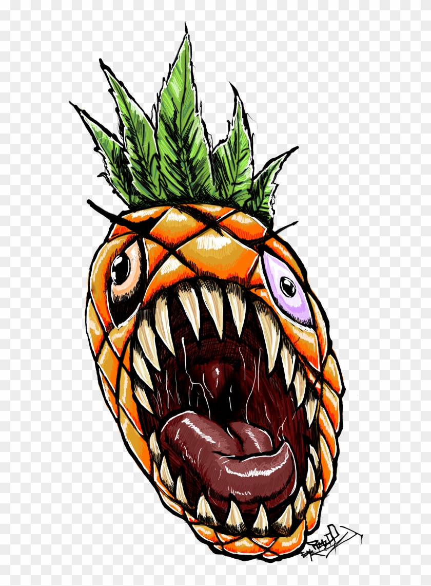 Zombie Pineapple Xd By Richad0z Zombie Pineapple Xd - Illustration #1225415