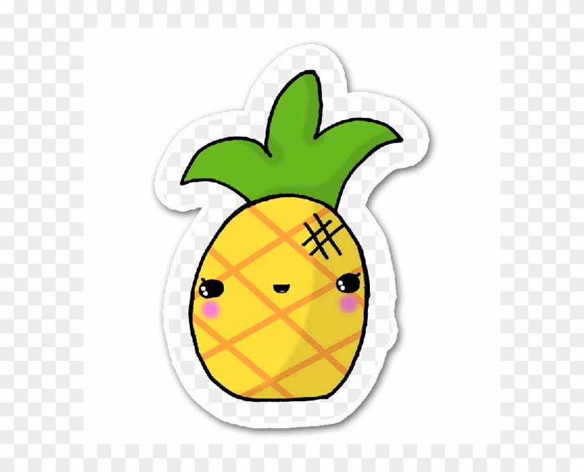 Cool Pineapples Cute Digital Clipart, Commercial Use - Cartoon #1225422