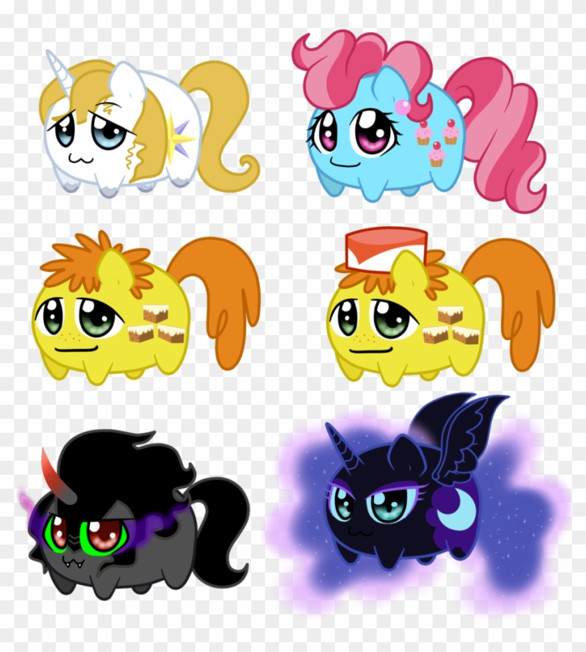 Linamomoko, Carrot Cake, Chibi, Chubbie, Cup Cake, - Mlp Chibi Potato #1225441