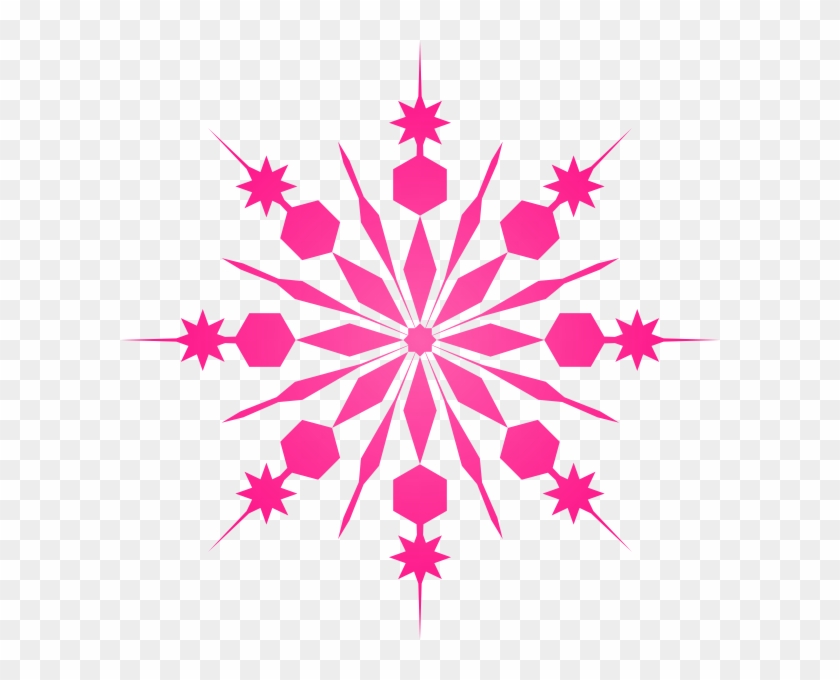 Snowflake Background Clip Art - Snowflake Border Clipart Png #1225513