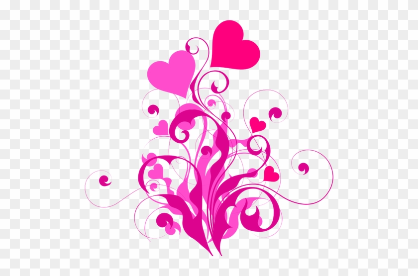 Branches And Leaves With Hearts Image - Monthsary Background #1225515