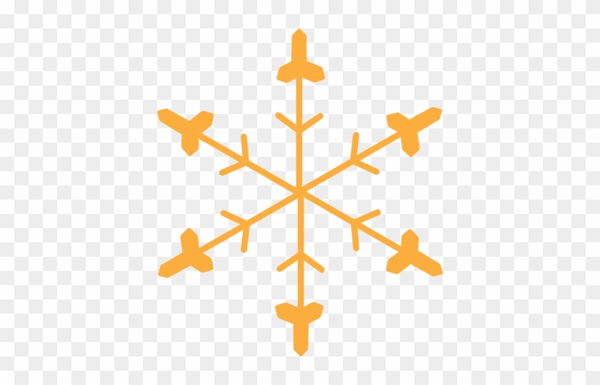 Orange Snowflake Clipart Snowflakes - Drawing Ideas Optical Illusion #1225595