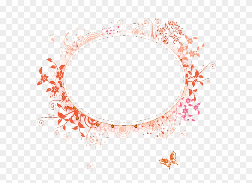 Orange Fram Png - Pink Frame Transparent #1225609