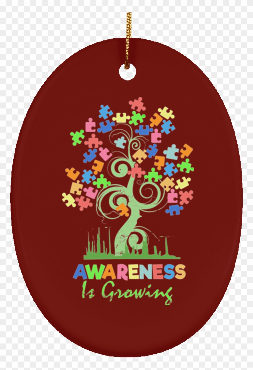 Autism Awareness Tree Christmas Decorations Ornament - Christmas Decoration #1225688