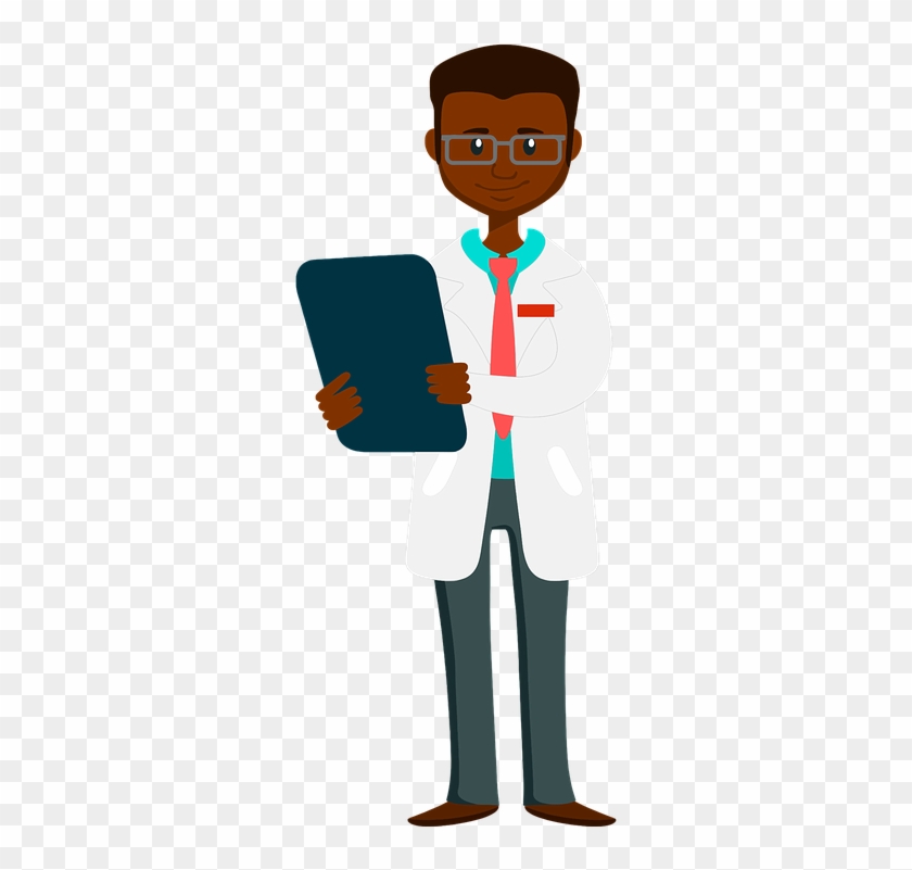 A Doctor Holding A Clipboard - Doctor Clipart #1225846