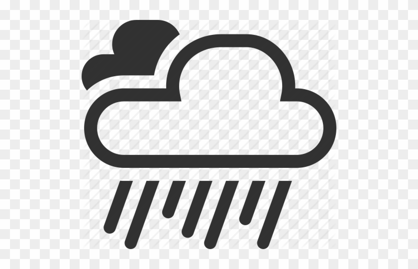 Rain Clipart Rainfall - Icon Heavy Rain #1225882