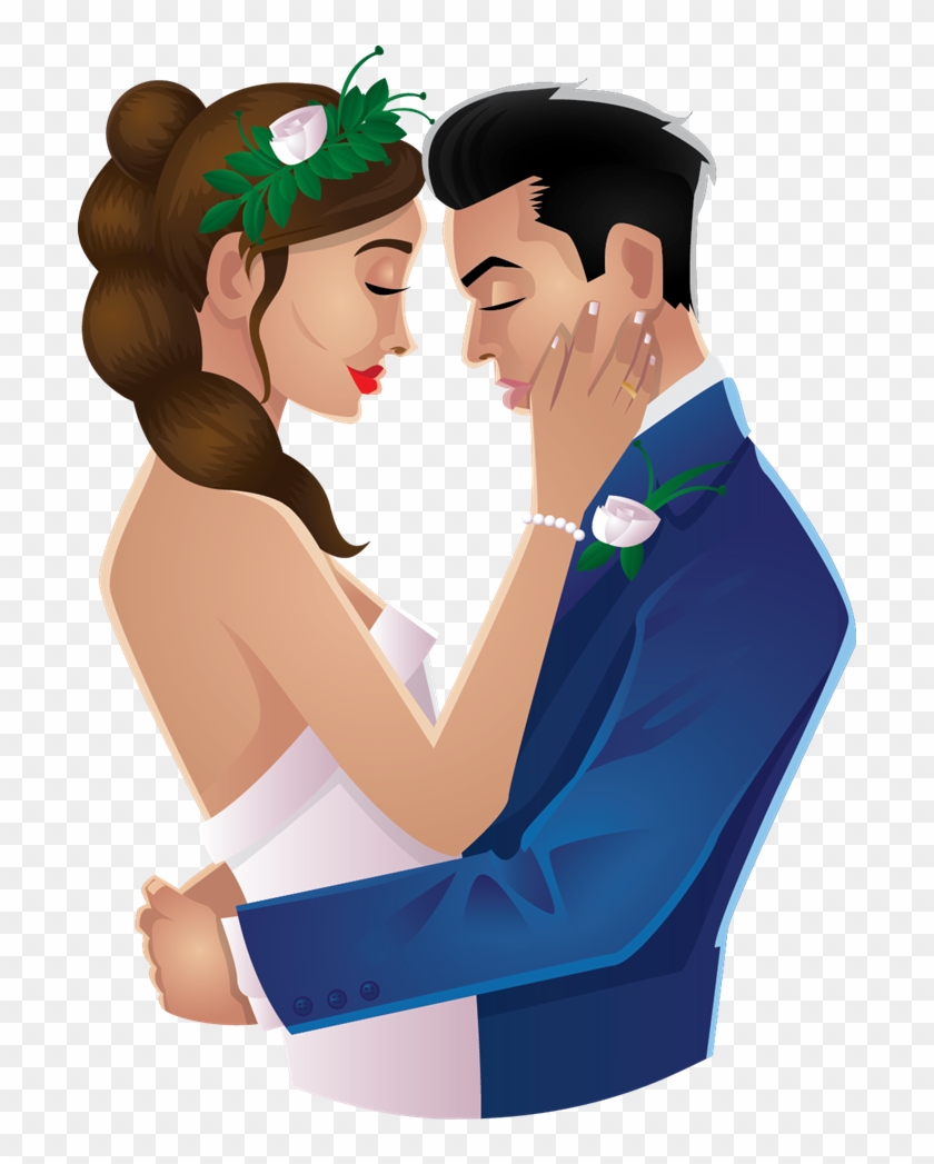 Couple Clipart Wedding Day - Love Couple Images Png #1225929