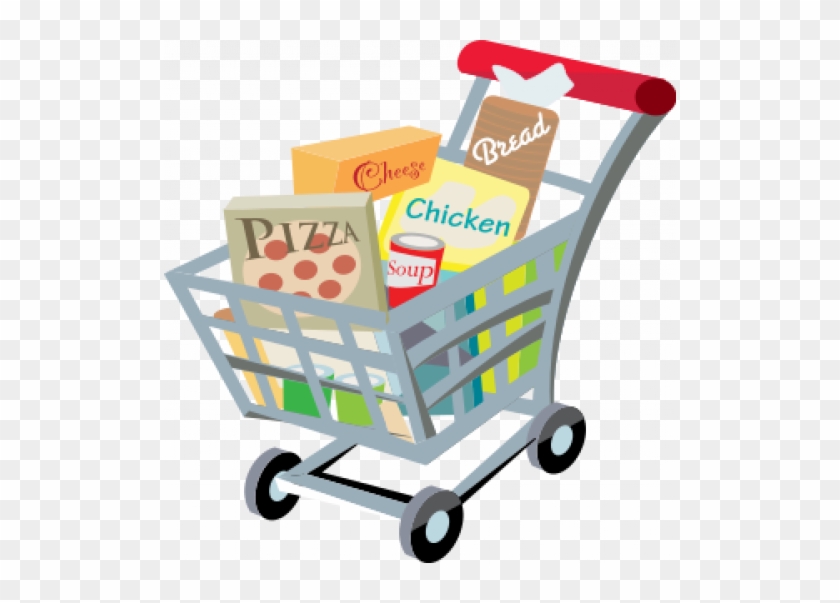 Trolley Clipart Trolly - Grocery Shopping Cart Clipart #1226022