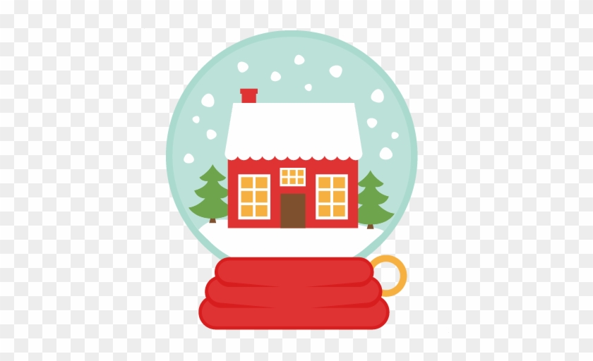Cute Christmas Snow Globe Clipart - Christmas Snowglobe Clip Art #1226056