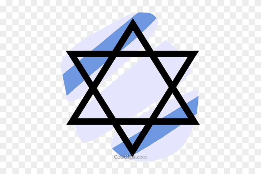 Judaism Star Of David Royalty Free Vector Clip Art - Star Of David Symbol #1226115