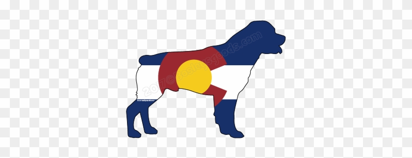 I Love My Colorado Rottweiler Sticker - I Love My Colorado Rottweiler Sticker #1226134