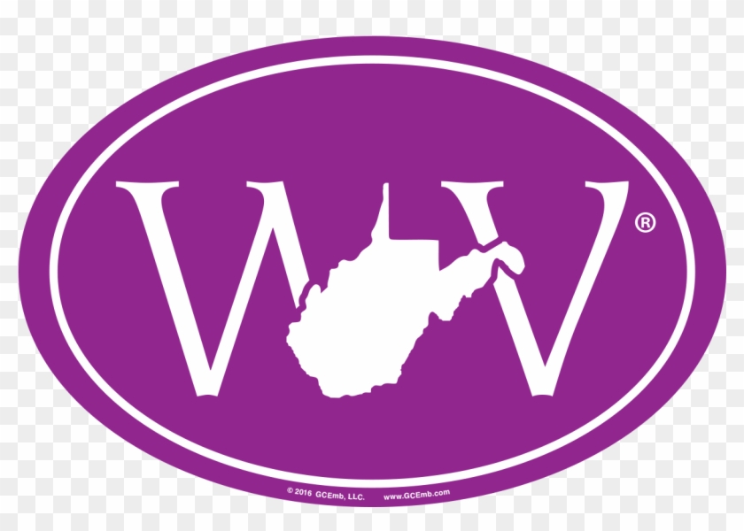 Wv West Virginia Purple - European Style Jack Russell Terrier Auto Decal #1226144