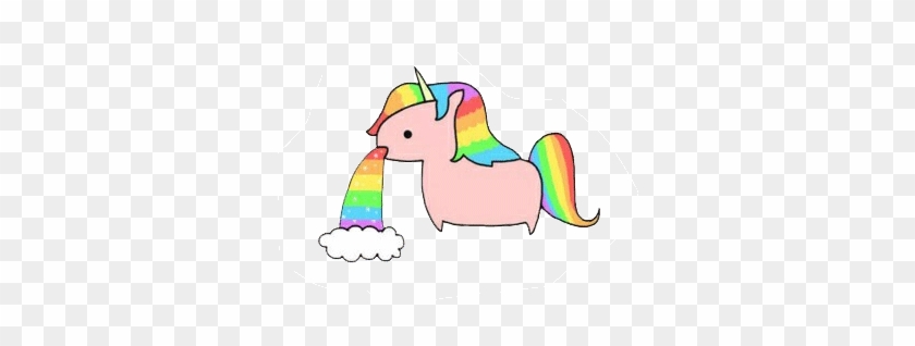 105 Images About Unicorn💕🍭🍬💎 On We Heart It - Unicorn Barfing A Rainbow #1226258