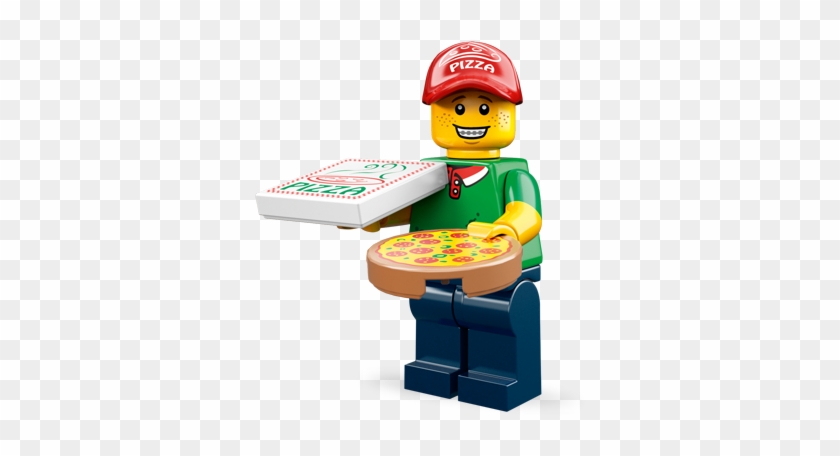 This Minifig, From Cmf 12, Has A Lot Going For It, - Lego Pizza Delivery Man #1226271