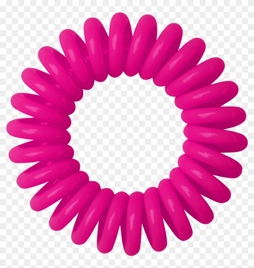 The Markless Hair Loop In Panther Pink - Magi Hair Bobble Traceless Hair Ring And Bracelet - #1226406