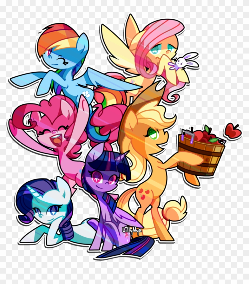 Mane Six By Grumpybuneary - My Little Pony: Friendship Is Magic #1226576