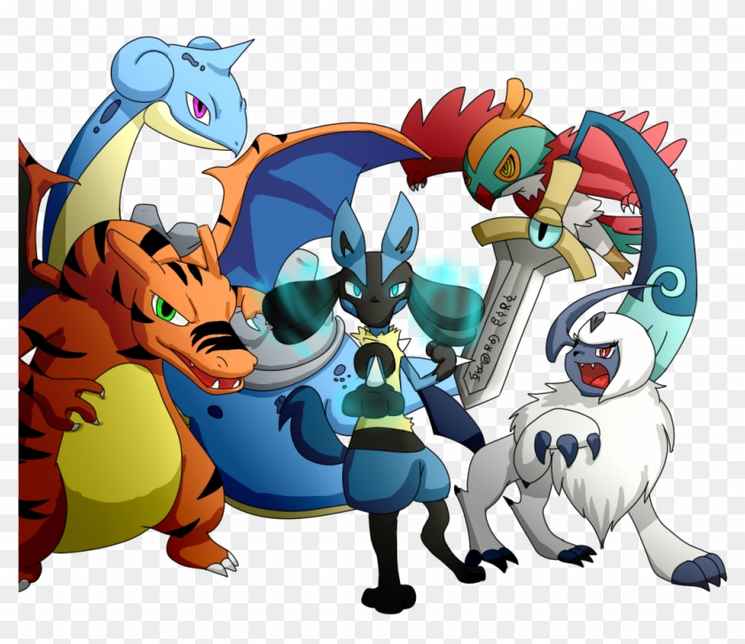 Pdba Gy@ang Cartoon Mammal Vertebrate Fictional Character - Lucario Team #1226587