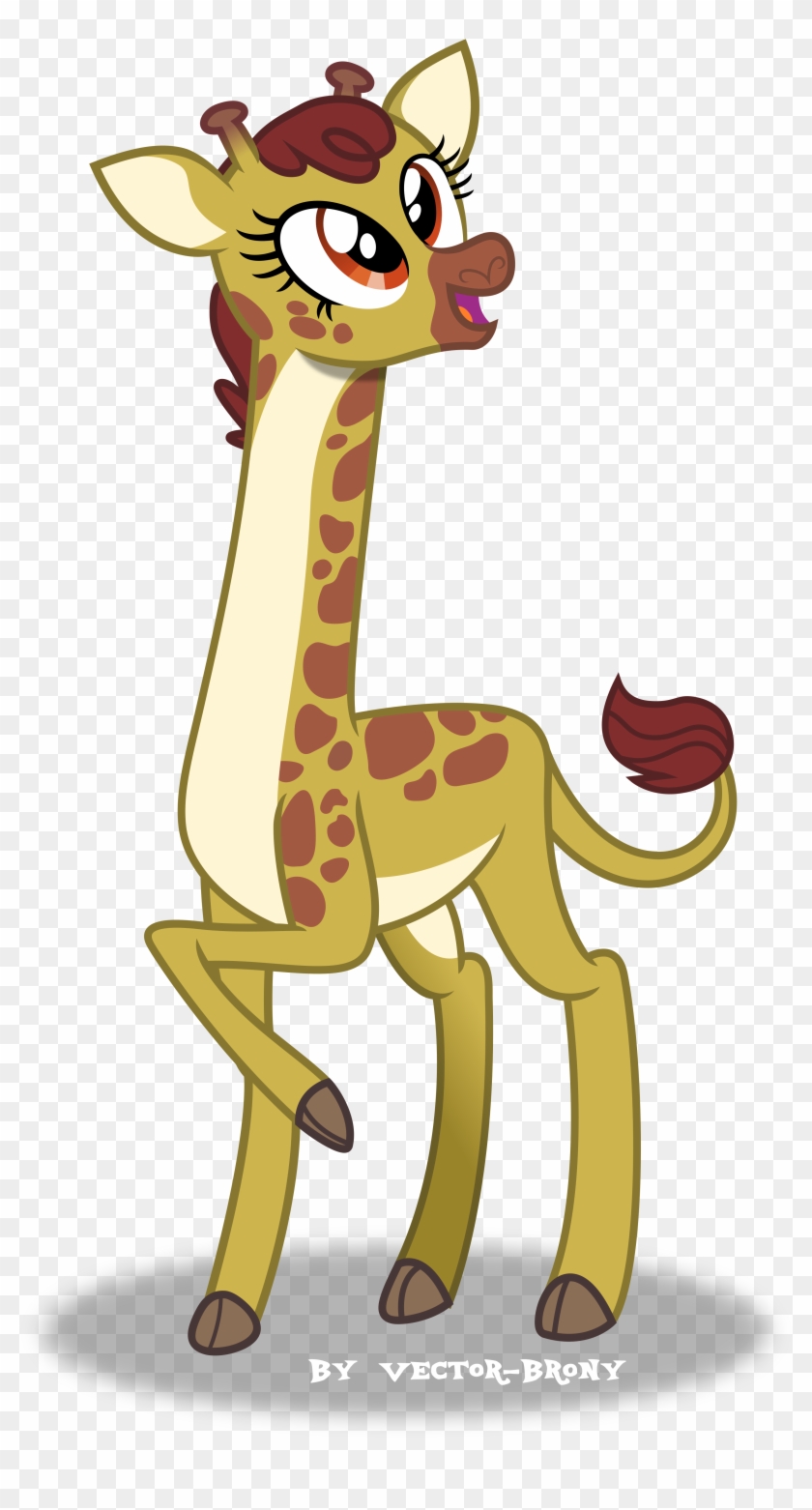 By Vector-brony Giraffe Fluttershy Scootaloo Pony Giraffe - My Little Pony Giraffe #1226660