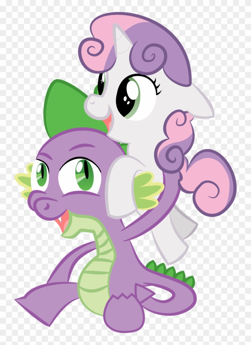 Imágenes De Spike Y Sweetie Belle #1226675