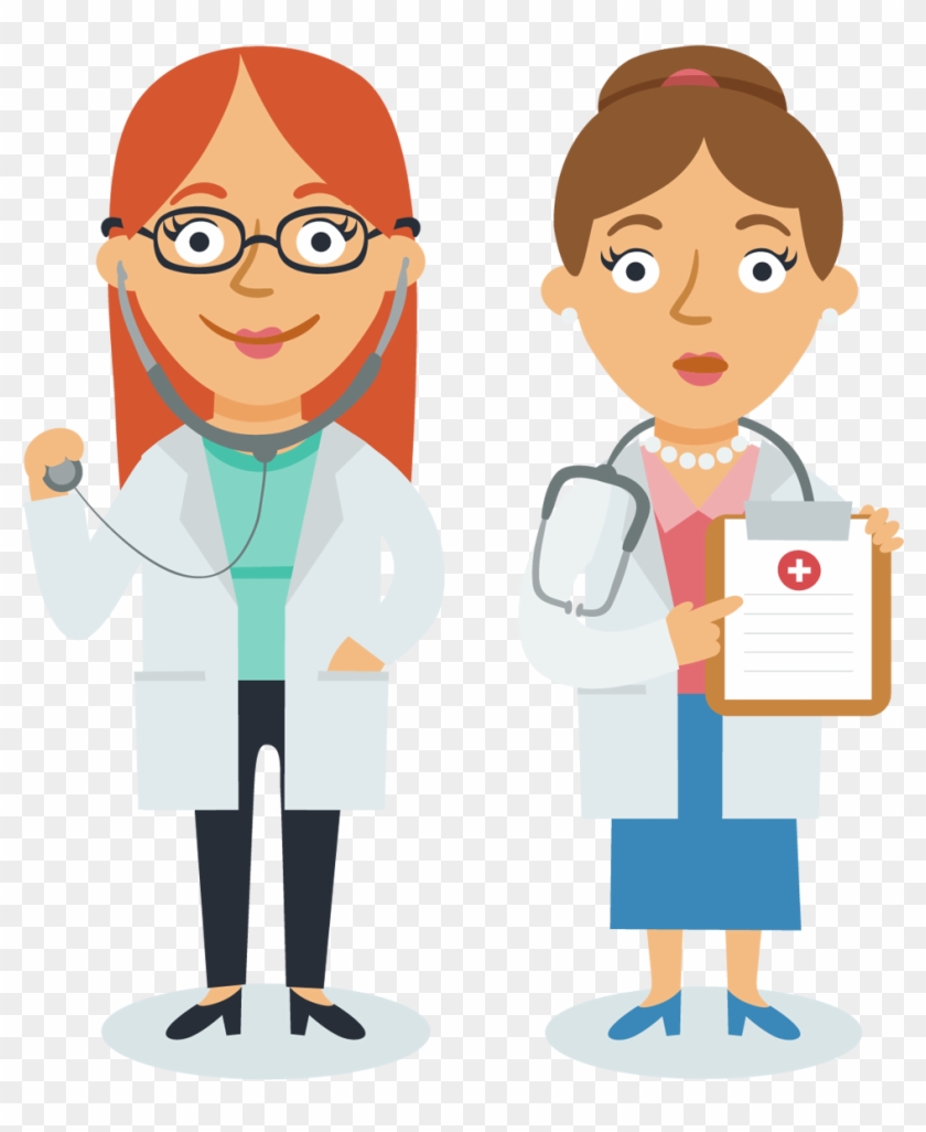 Physician Cartoon Female - Physician #1226697