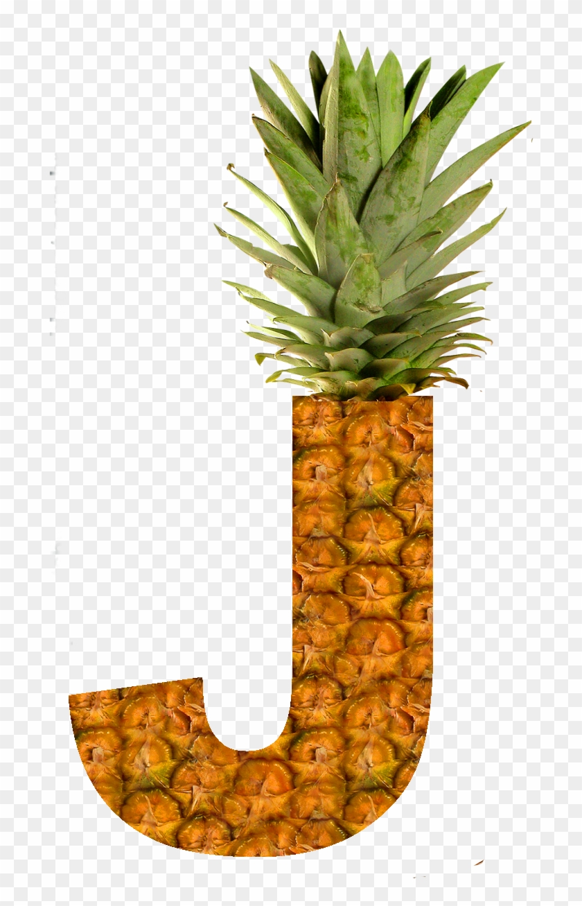 Alfabeto Decorativo Abacaxi Png - Pineapple #1226970