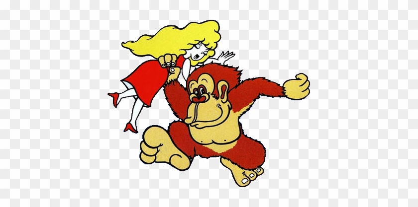 If She Hadn't Gotten Whisked Off By Donkey Kong Thirty - Donkey Kong Side Art #196896