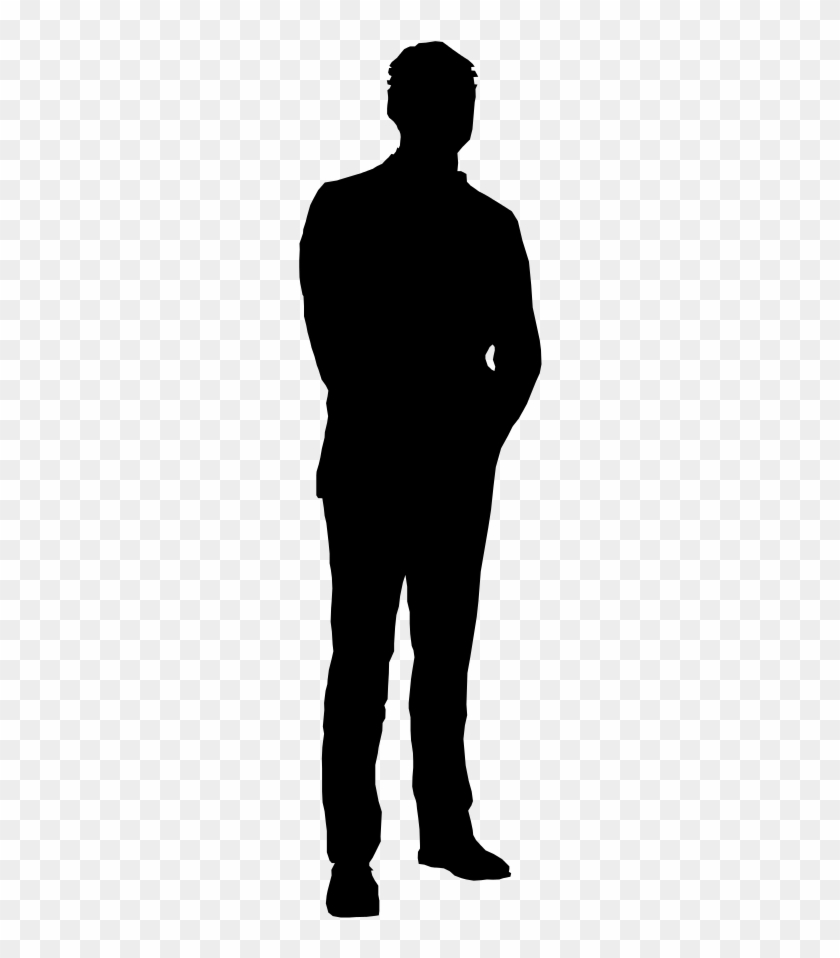 10 Man Standing Silhouette - Man Silhouette Png #196968