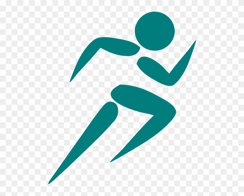 Fitness Running Clipart - Running Man Stick Figure #196972