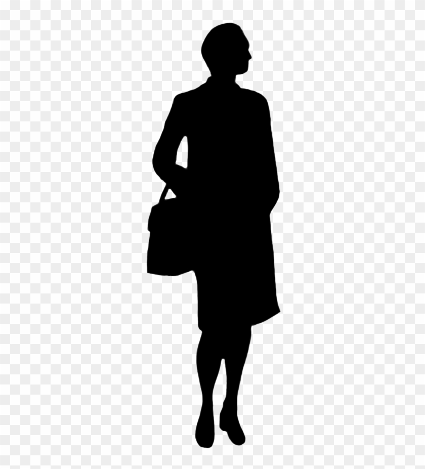 Person Silhouette Clip Art - Silhouette Woman Png #197001