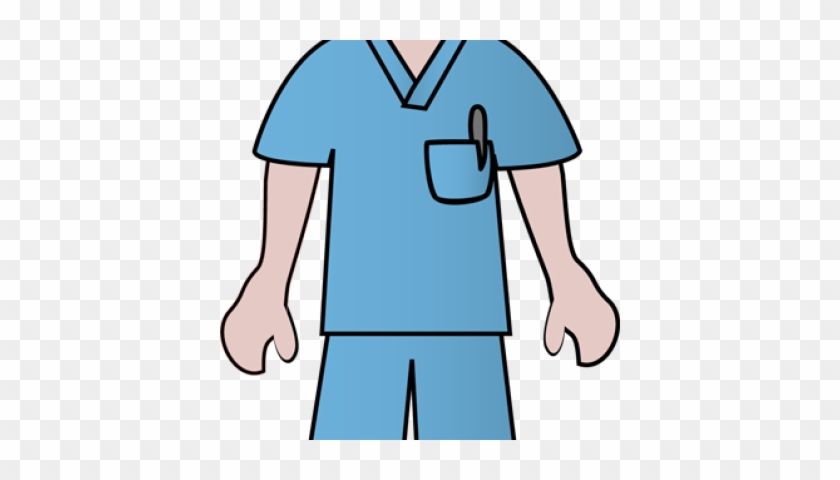 Free Clip Art Of Doctors And Nurses - Doctor Scrubs Clip Art #197011