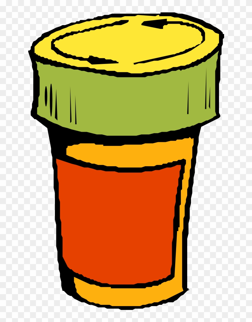 A Bottle For Pills - Pill Bottle Clip Art #197052