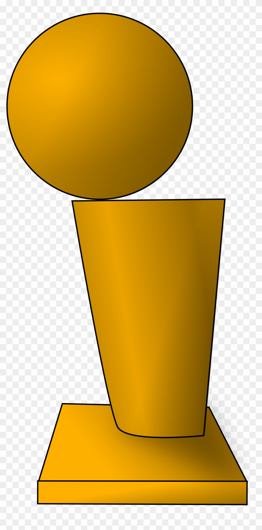 Cup Clipart Nba - Larry O Brien Trophy Silhouette #197056