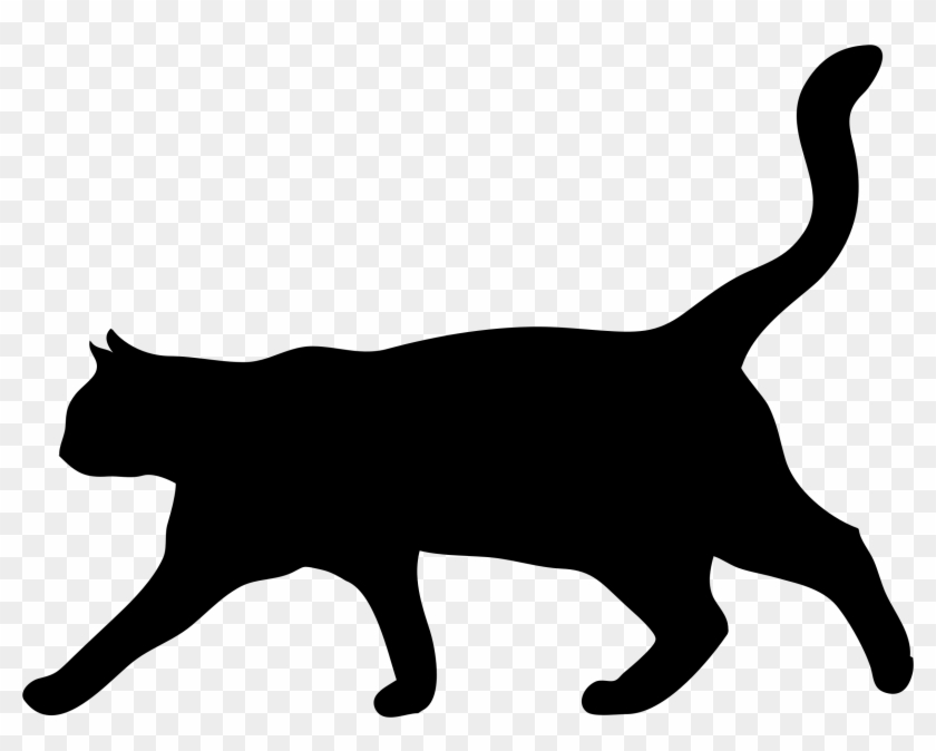 Clipart - Cat Silhouette Png #197062