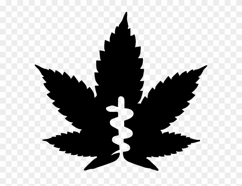 Medical Marijuana Stencil Free Images At Vector Clip - Marijuana Clip Art Transparent Background #197068