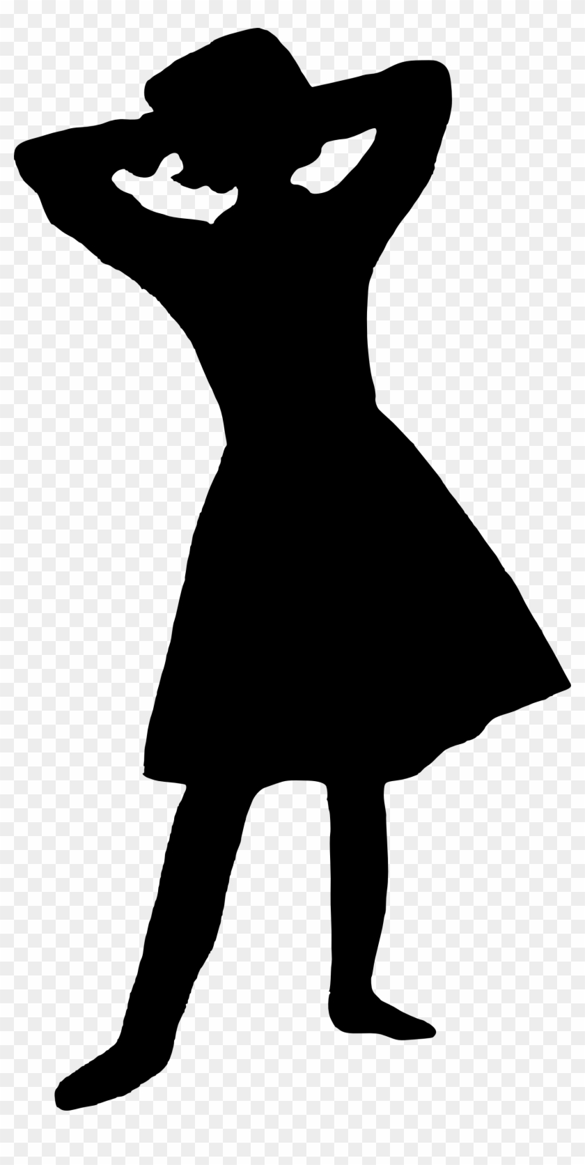 Girl Silhouette Pictures - Little Girl Silhouette Transparent #197077