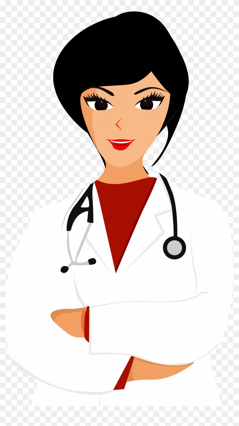 Doctors And Nurses - Nurse Clipart Black Hair #197097