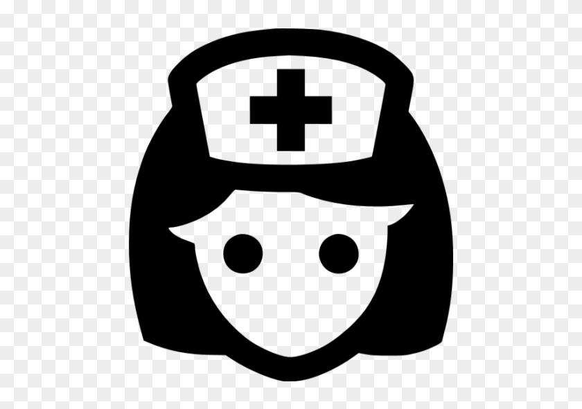 Black Nurse Icon - Nurse Icon Grey #197144