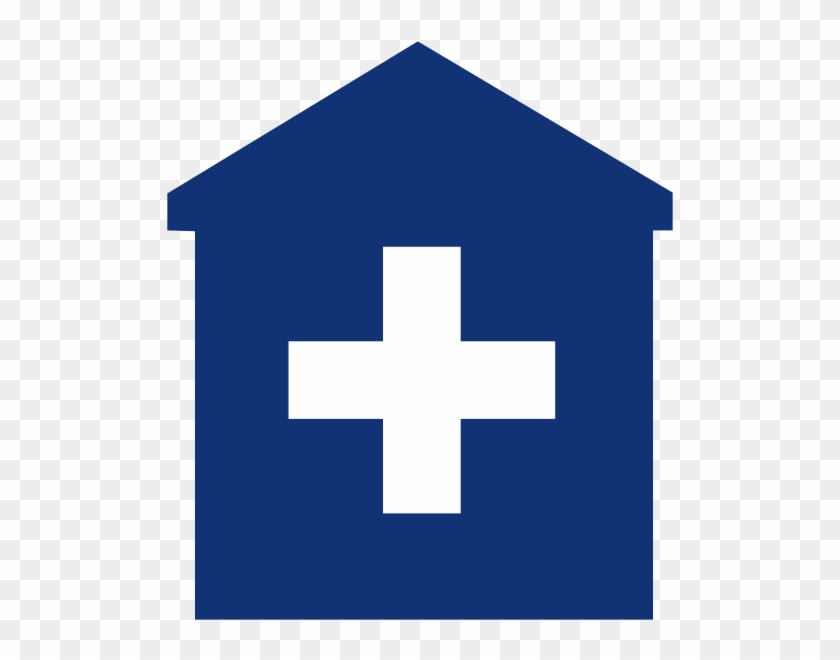 Primary Care Medical Home Blue Hospital Doctor Clip - Free Clipart Png Hospital #197188