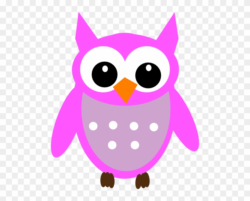 Pink Hoot Owl Clip Art At Clker - Baby Owl Clip Art #197229