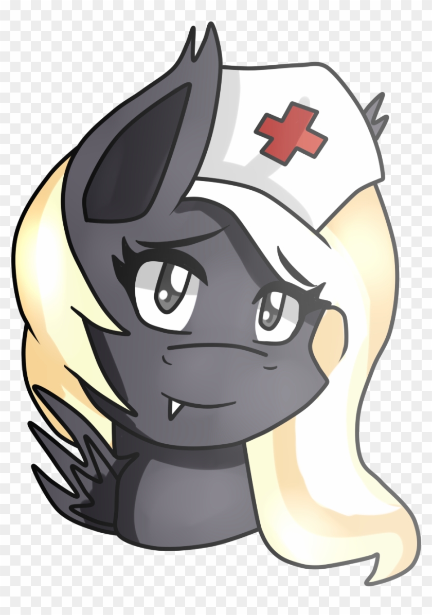 Blairchan231, Bat Pony, Female, Hat, Nurse, Nurse Hat, - Cartoon #197318