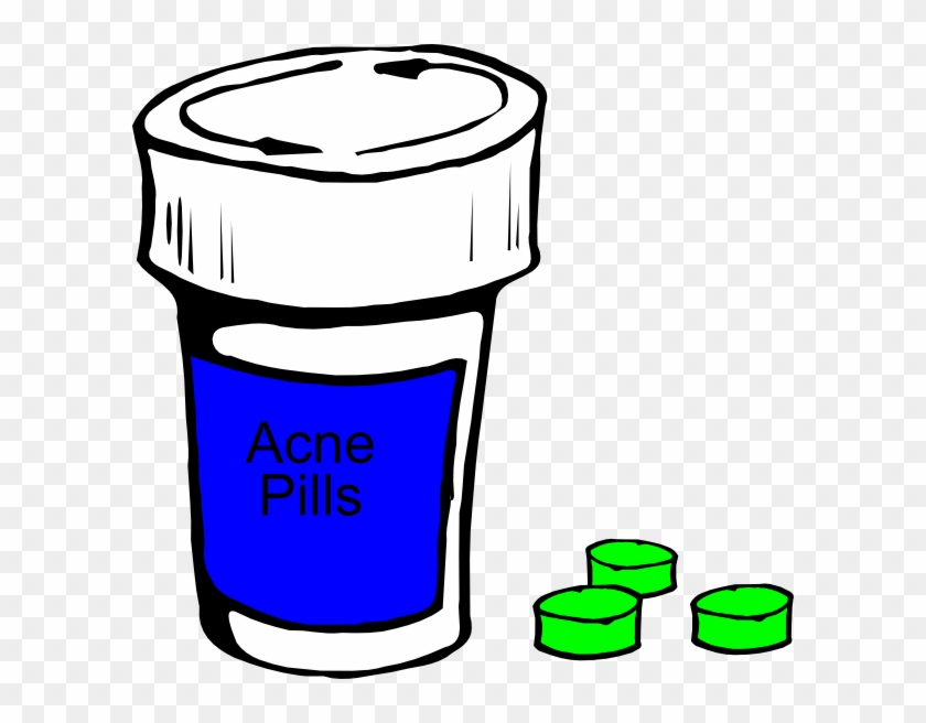 Acne Pills Clip Art - Pill Bottle Clip Art #197514