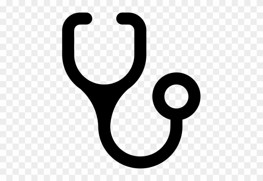 Doctor Symbol Clipart - Stethoscope Silhouette #197539