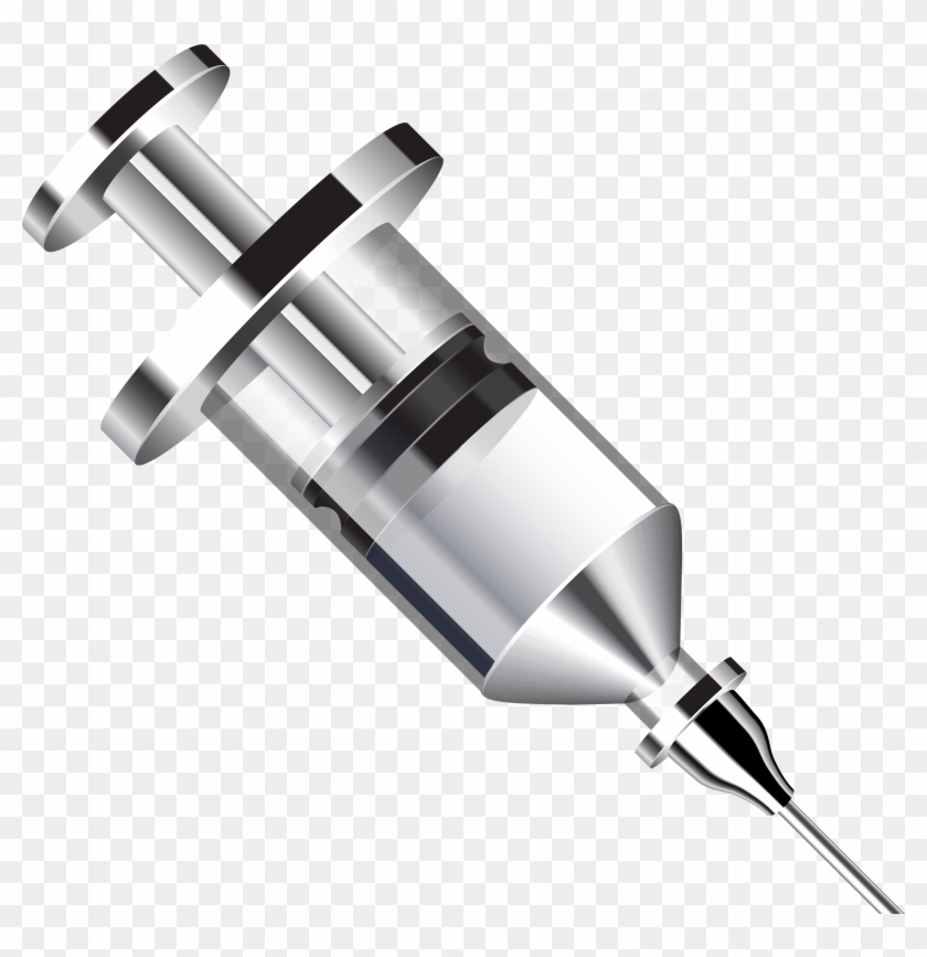 Metal Syringe Png Clipart - Metal Syringe Png #197583