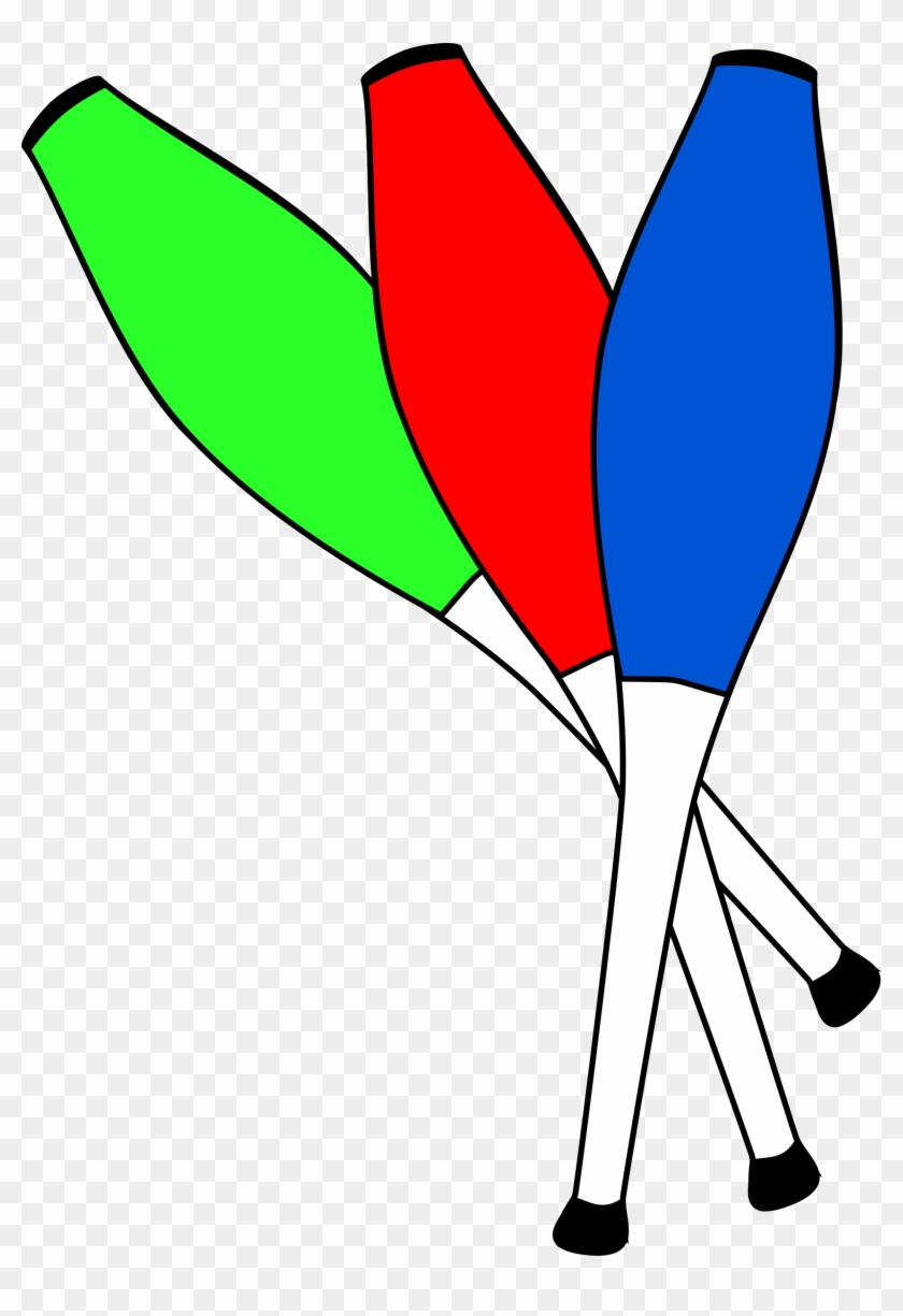 Clipart - Clubs Juggling - Juggling Clipart #197838