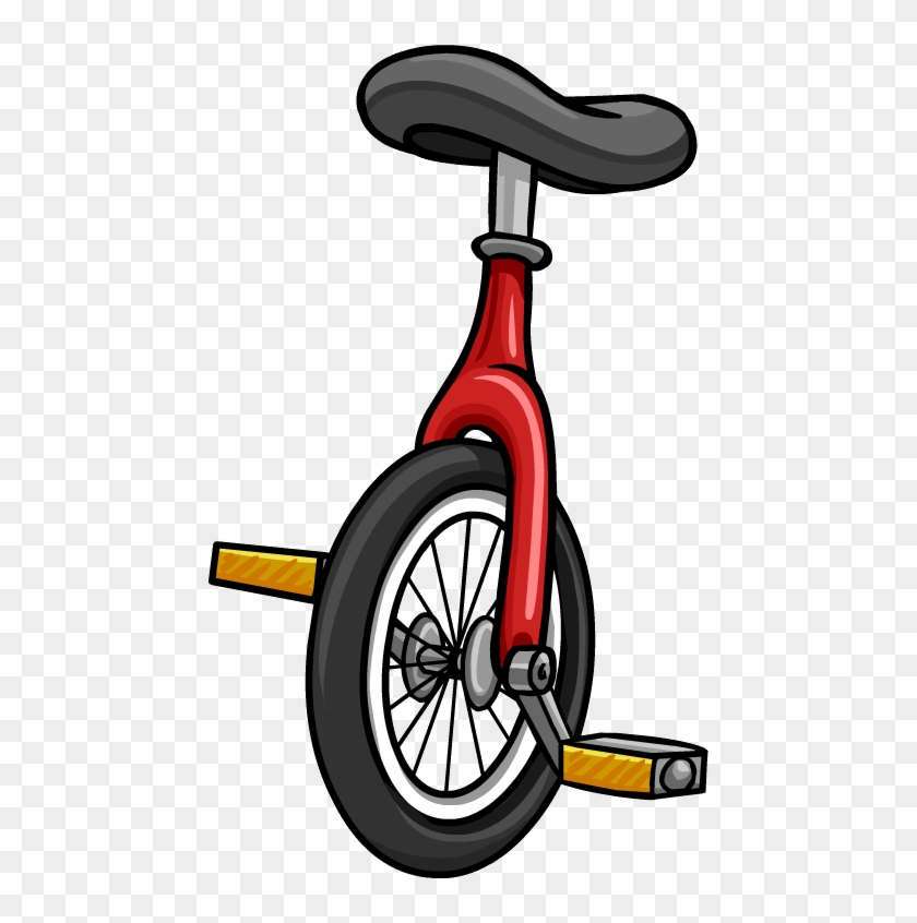 Club Penguin Unicycle Circus Clip Art - Unicycle Clipart - Full Size