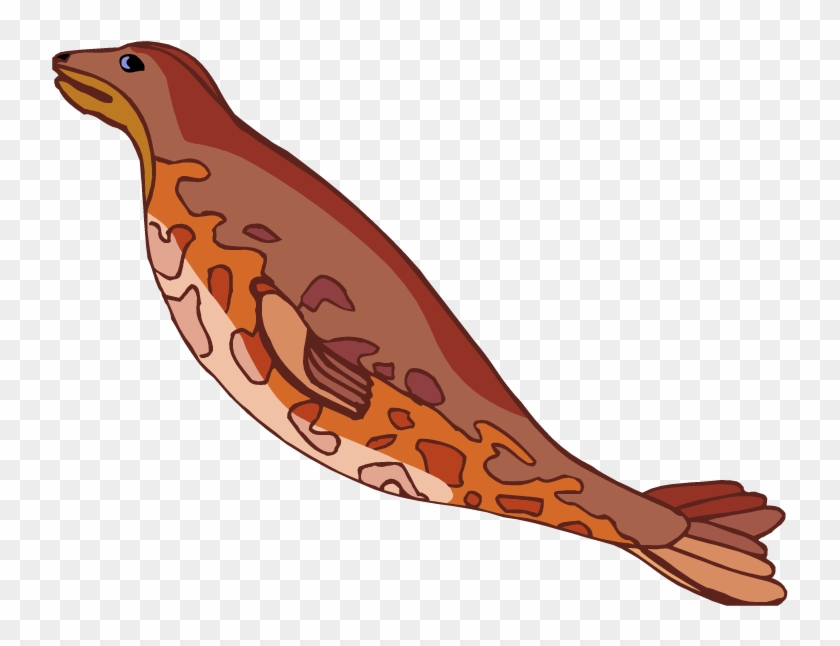 Leopard Seal Clipart Transparent - Harbor Seal Clipart #198056