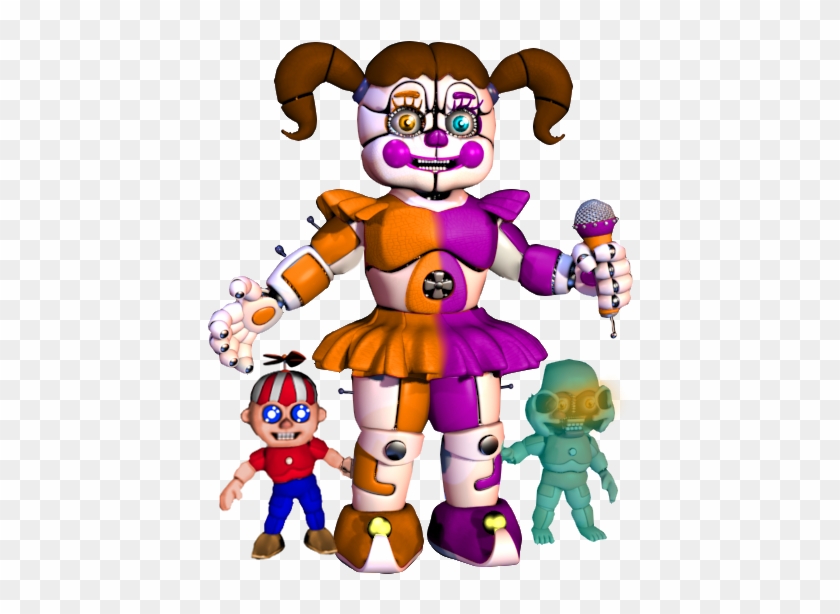 Fnaf Sl Air Circus Baby By Xsimoncinema - Bendy And The Ink Machine Charachters #198071