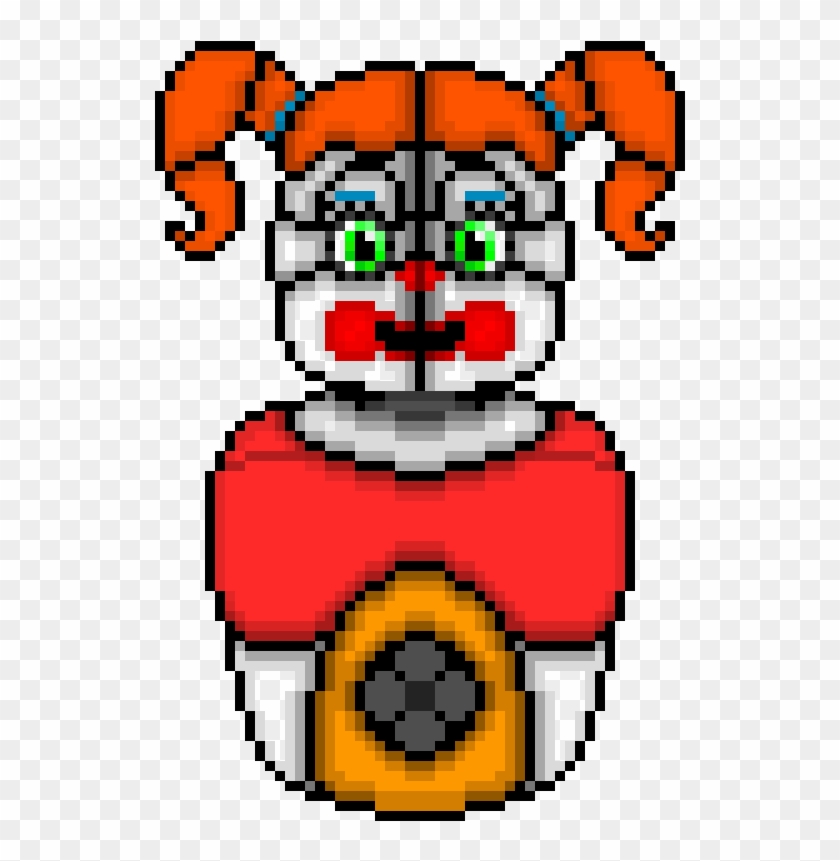 Circus Baby - Circus Baby Pixel Art #198073